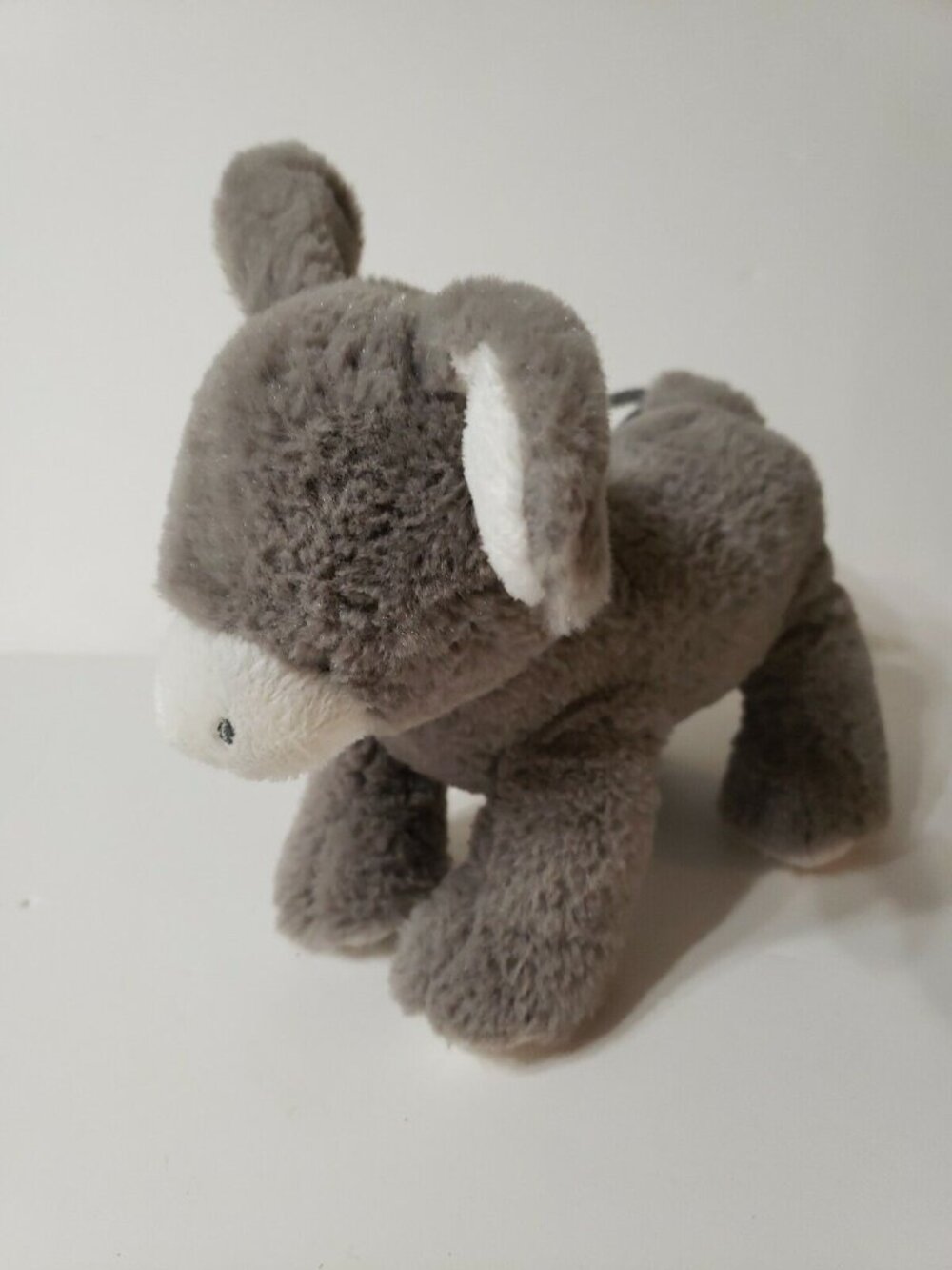 Carters Grey Donkey Mule Baby Plush Soft Stuffed Animal Lovey Toy